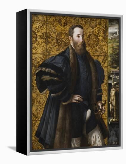 Portrait of Pier Maria Rossi Di San Secondo-Parmigianino-Framed Premier Image Canvas