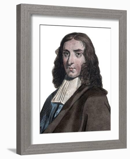 Portrait of Pierre Bayle (1647-1706), French philosopher and writer-French School-Framed Giclee Print