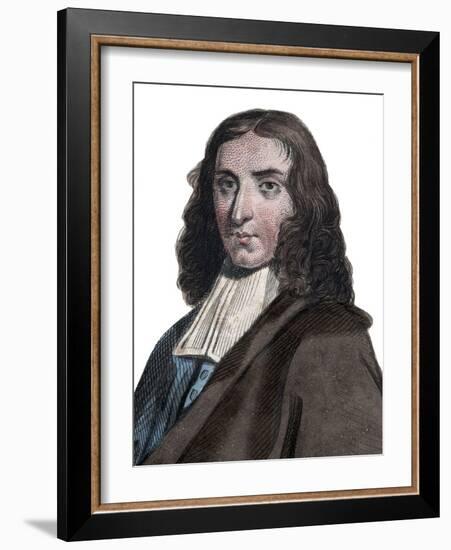 Portrait of Pierre Bayle (1647-1706), French philosopher and writer-French School-Framed Giclee Print