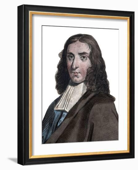 Portrait of Pierre Bayle (1647-1706), French philosopher and writer-French School-Framed Giclee Print