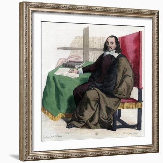 Portrait of Pierre Corneille (1606-1684), French playwright-French School-Framed Giclee Print