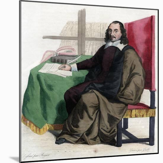 Portrait of Pierre Corneille (1606-1684), French playwright-French School-Mounted Giclee Print