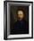 Portrait of Pierre Joseph Proudhon (1809-65) 1865-Gustave Courbet-Framed Giclee Print