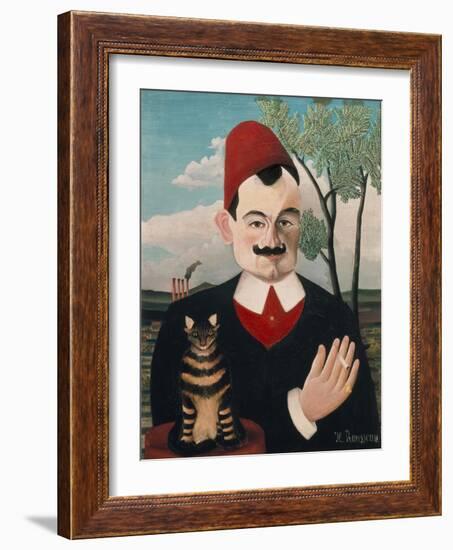 Portrait of Pierre Loti, about 1910-Henri Rousseau-Framed Giclee Print