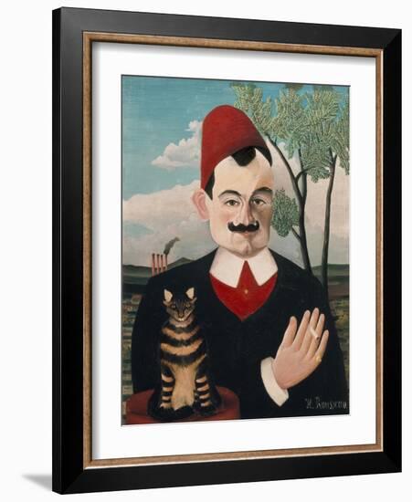 Portrait of Pierre Loti, about 1910-Henri Rousseau-Framed Giclee Print