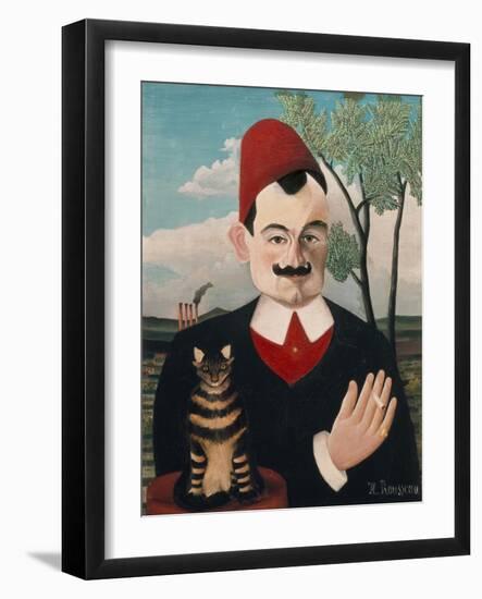 Portrait of Pierre Loti, about 1910-Henri Rousseau-Framed Giclee Print