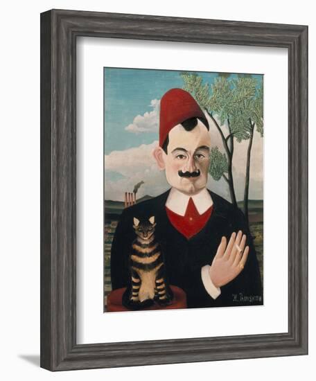 Portrait of Pierre Loti, about 1910-Henri Rousseau-Framed Giclee Print