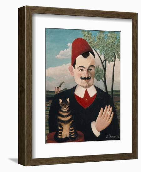 Portrait of Pierre Loti, about 1910-Henri Rousseau-Framed Giclee Print