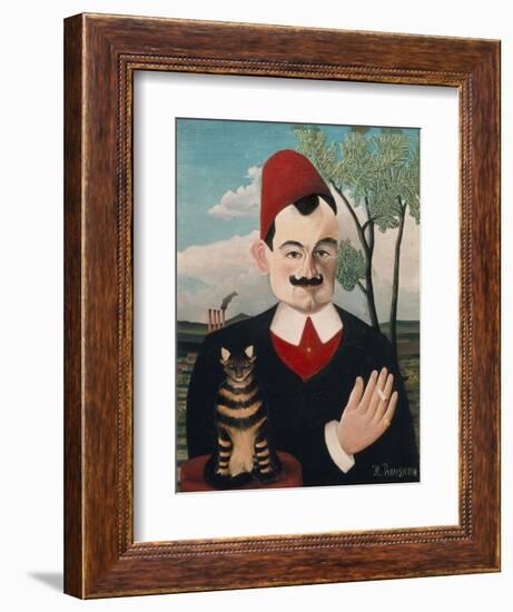 Portrait of Pierre Loti, about 1910-Henri Rousseau-Framed Giclee Print