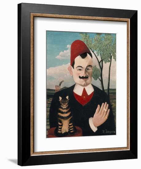Portrait of Pierre Loti, about 1910-Henri Rousseau-Framed Giclee Print