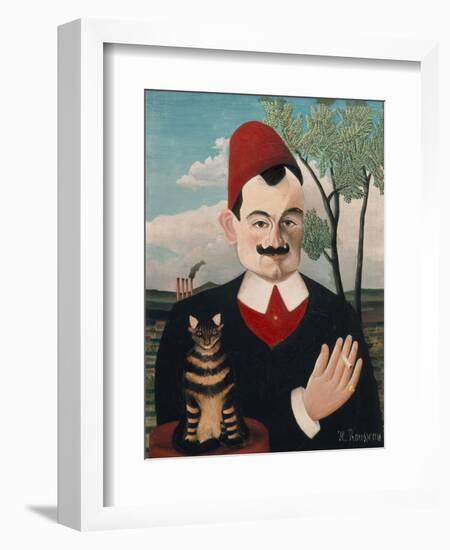 Portrait of Pierre Loti, about 1910-Henri Rousseau-Framed Giclee Print