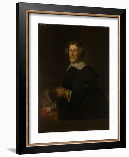 Portrait of Pieter Corneliszoon Hooft, Bailiff of Muiden, Historian and Poet-Joachim Von Sandrart-Framed Art Print