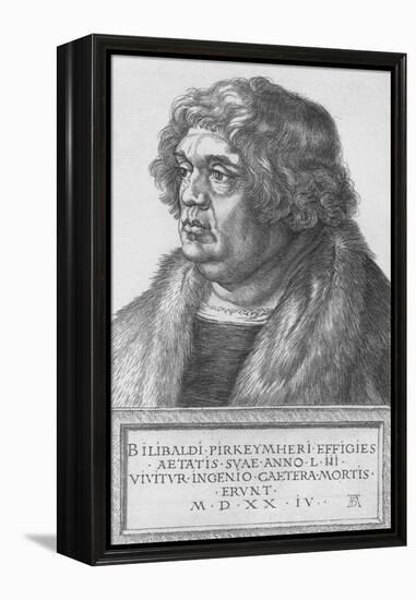 'Portrait of Pirkheimer', 1524, (1906)-Albrecht Durer-Framed Premier Image Canvas