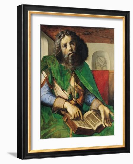 Portrait of Plato (429-347 BC) circa 1475-Joos van Gent-Framed Giclee Print