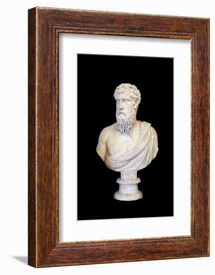 Portrait of Plato (marble)-Roman-Framed Photographic Print