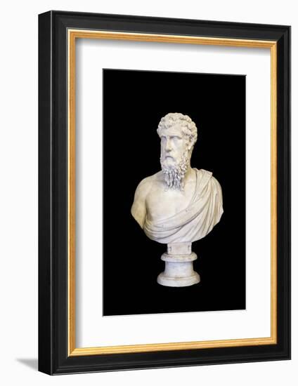 Portrait of Plato (marble)-Roman-Framed Photographic Print