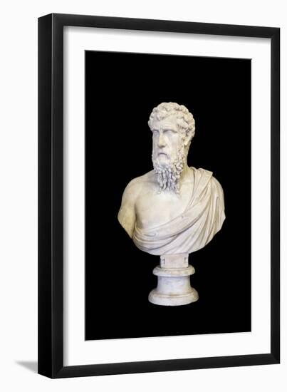 Portrait of Plato (marble)-Roman-Framed Photographic Print