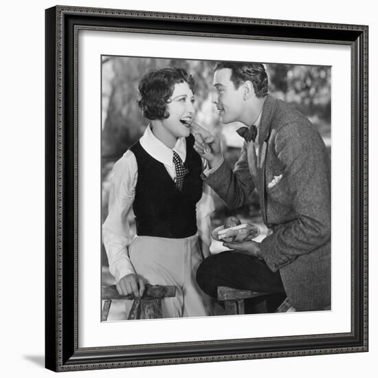 Portrait of Playful Couple-null-Framed Photo