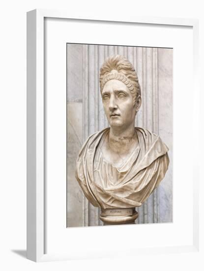 Portrait of Plotinia, Second Century Ad, Vatican Museum, Rome, Italy-null-Framed Giclee Print