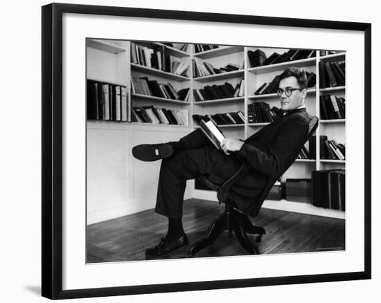 Portrait of Poet Robert Trail Spence Lowell-Alfred Eisenstaedt-Framed Premium Photographic Print