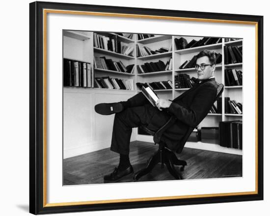 Portrait of Poet Robert Trail Spence Lowell-Alfred Eisenstaedt-Framed Premium Photographic Print