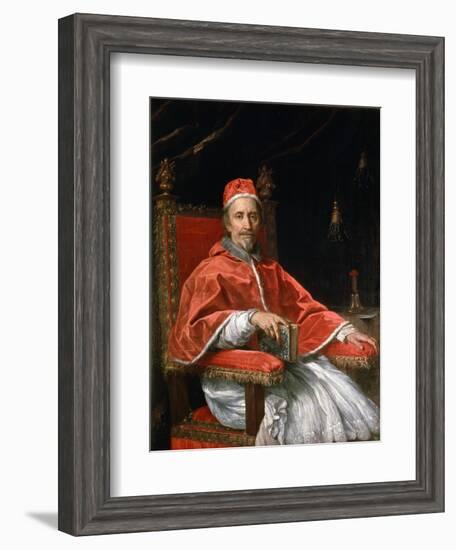 Portrait of Pope Clement IX, 1669-Carlo Maratta-Framed Giclee Print