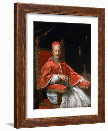 Portrait of Pope Clement IX, 1669-Carlo Maratta-Framed Giclee Print