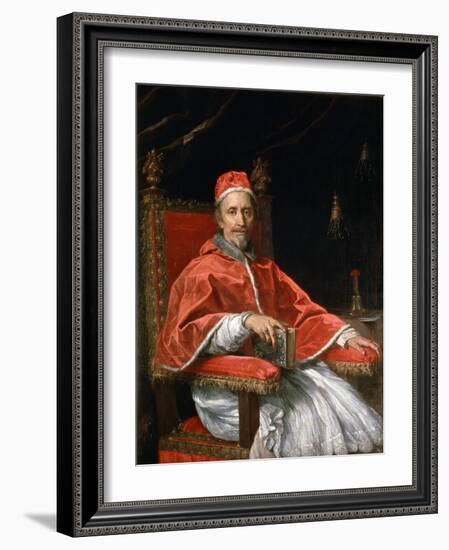 Portrait of Pope Clement IX, 1669-Carlo Maratta-Framed Giclee Print