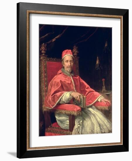 Portrait of Pope Clement IX-Carlo Maratti-Framed Giclee Print