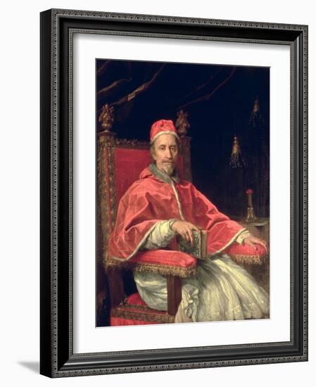 Portrait of Pope Clement IX-Carlo Maratti-Framed Giclee Print