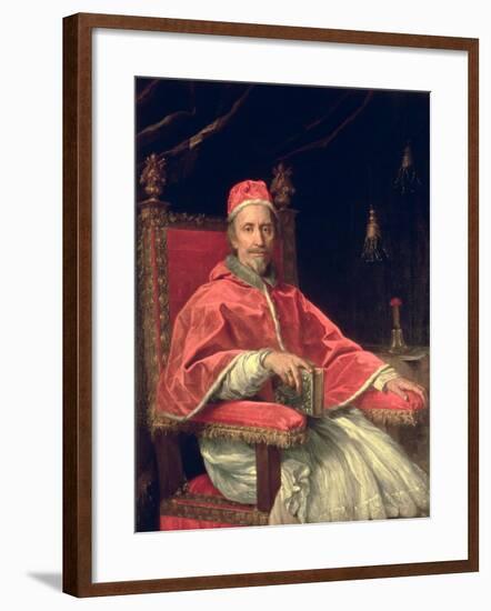 Portrait of Pope Clement IX-Carlo Maratti-Framed Giclee Print