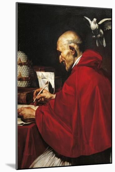 Portrait of Pope Gregory the Great-null-Mounted Giclee Print