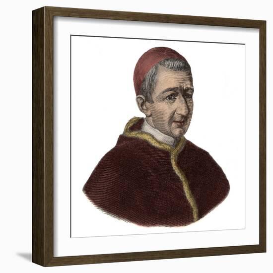 Portrait of Pope Gregory XVI-Stefano Bianchetti-Framed Giclee Print