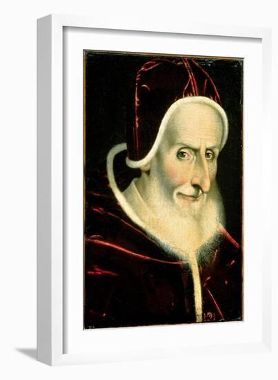 Portrait of Pope Pius V (Michele Ghislieri) (1504-72) 1576-80-Scipione Pulzone-Framed Giclee Print