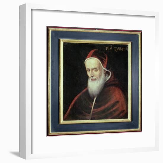 Portrait of Pope Pius V-null-Framed Giclee Print