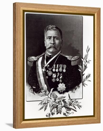 Portrait of Porfirio Diaz-null-Framed Premier Image Canvas