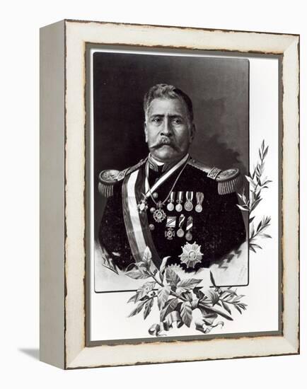 Portrait of Porfirio Diaz-null-Framed Premier Image Canvas