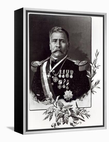 Portrait of Porfirio Diaz-null-Framed Premier Image Canvas