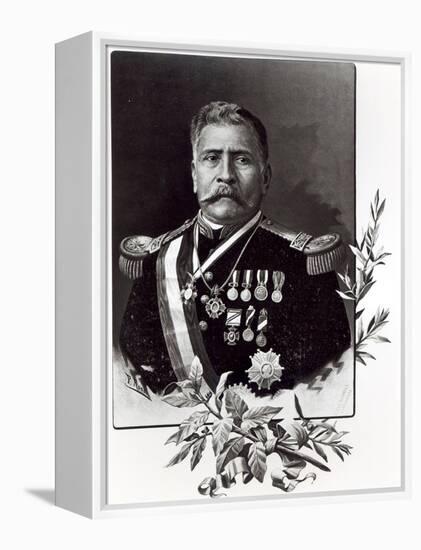 Portrait of Porfirio Diaz-null-Framed Premier Image Canvas