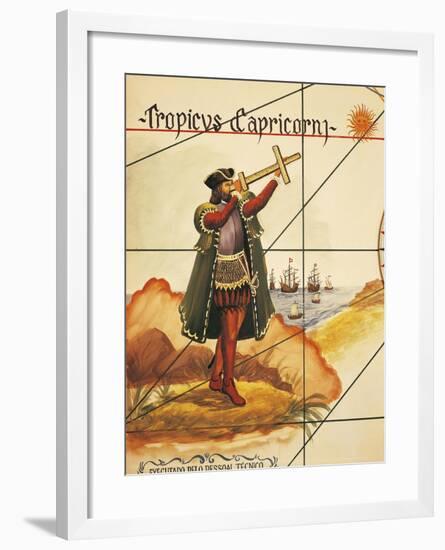 Portrait of Portuguese Navigator-null-Framed Giclee Print