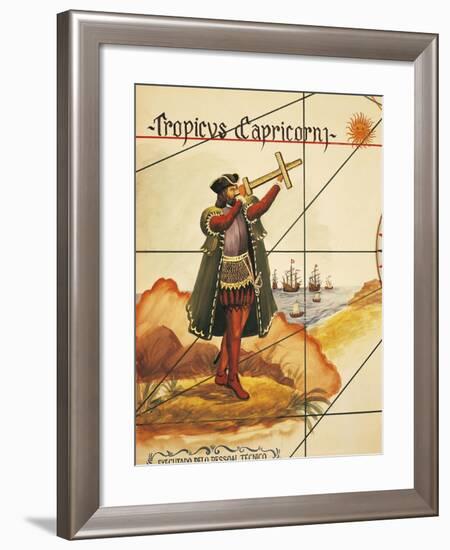 Portrait of Portuguese Navigator-null-Framed Giclee Print