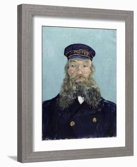 Portrait of Postman Roulin, 1888-Vincent van Gogh-Framed Giclee Print
