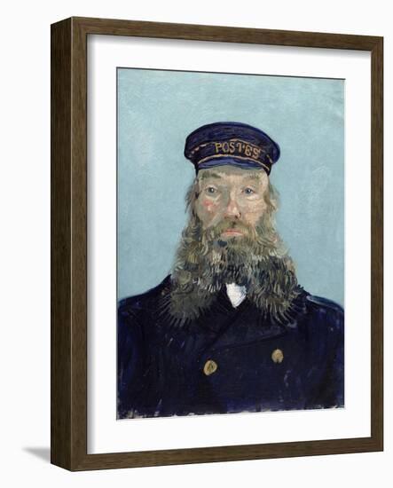 Portrait of Postman Roulin, 1888-Vincent van Gogh-Framed Giclee Print