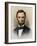 Portrait of President Abraham Lincoln-null-Framed Giclee Print