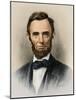 Portrait of President Abraham Lincoln-null-Mounted Giclee Print