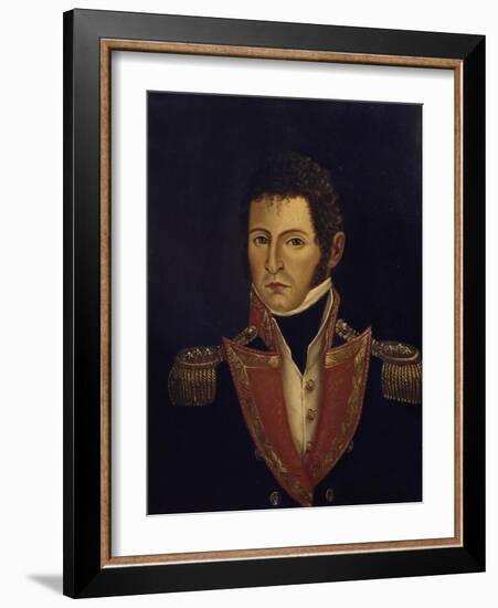 Portrait of President Antonio Villavicencio-null-Framed Giclee Print