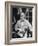 Portrait of President Franklin Roosevelt Alone, Smiling, at Desk in White House-George Skadding-Framed Photographic Print