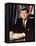 Portrait of President John F. Kennedy, from the TV Show, "JFK Assassination as It Happened"-Alfred Eisenstaedt-Framed Premier Image Canvas
