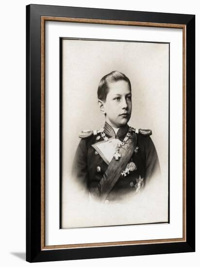 Portrait of Prince Adalbert of Prussia (1884-1948)-French Photographer-Framed Giclee Print