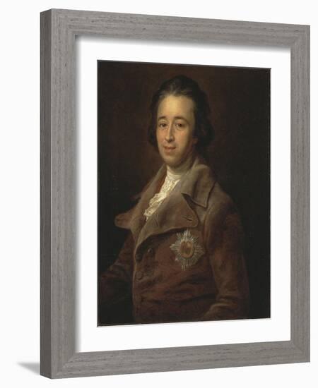 Portrait of Prince Alexander Kurakin (1752-181), 1782-Pompeo Girolamo Batoni-Framed Giclee Print